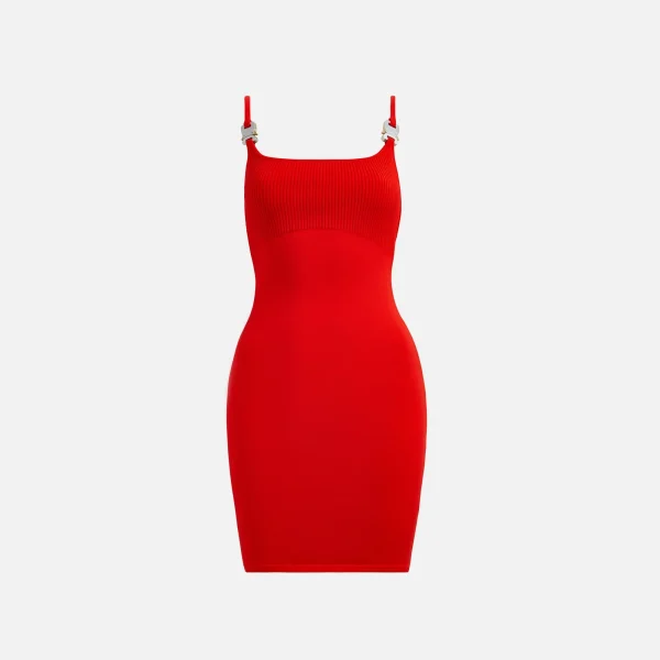 1017 alyx 9sm alyx disco knit dress in red - KITH-SHOP