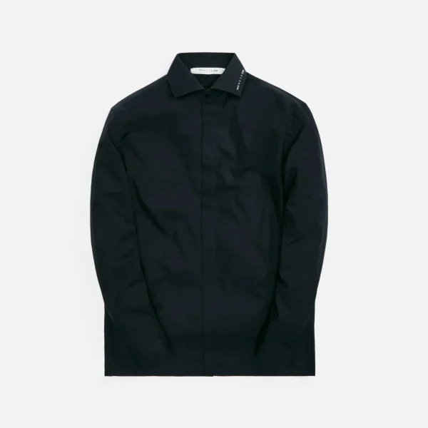 1017 alyx 9sm black classic long sleeve button down shirt - KITH-SHOP