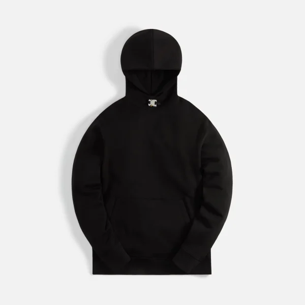 1017 alyx 9sm black metal buckle collar hoodie - KITH-SHOP