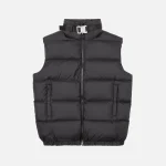 1017 alyx 9sm black puffer vest with nylon buckle - KITH-SHOP