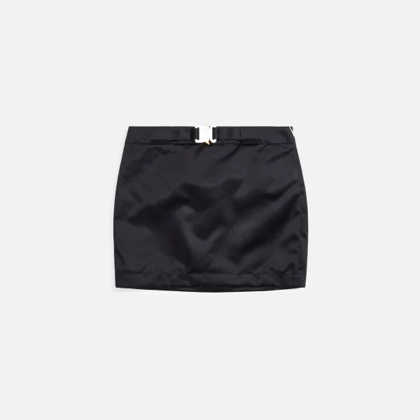 1017 alyx 9sm black satin buckle skirt - KITH-SHOP