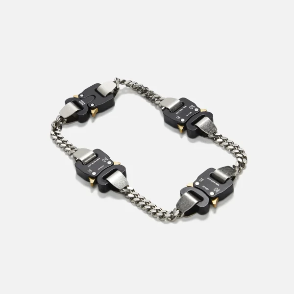 1017 alyx 9sm buckle pendant necklace in black - KITH-SHOP