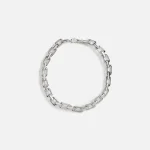 1017 alyx 9sm chunky silver chain necklace square design - KITH-SHOP