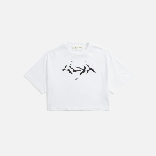 1017 alyx 9sm cropped scar tee white - KITH-SHOP