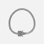 1017 alyx 9sm cubix mini silver necklace - KITH-SHOP