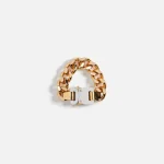 1017 alyx 9sm gold buckle bracelet shiny finish - KITH-SHOP