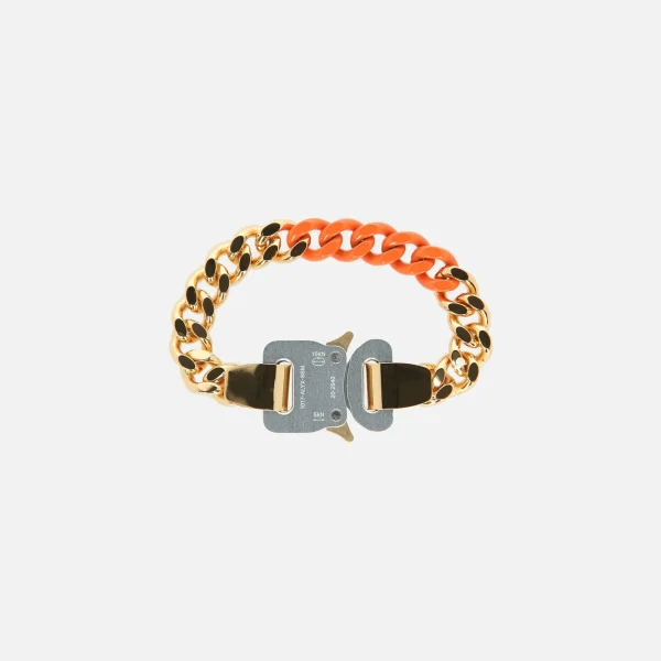 1017 alyx 9sm gold colored links buckle bracelet - KITH-SHOP