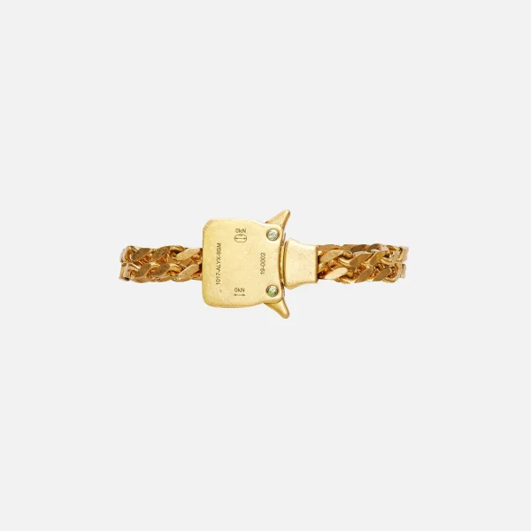 1017 alyx 9sm gold mini cubix chain bracelet - KITH-SHOP