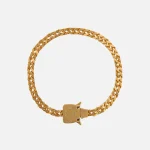 1017 alyx 9sm gold mini cubix chain necklace - KITH-SHOP