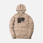 1017 alyx 9sm long sleeve hooded t shirt in taupe - KITH-SHOP