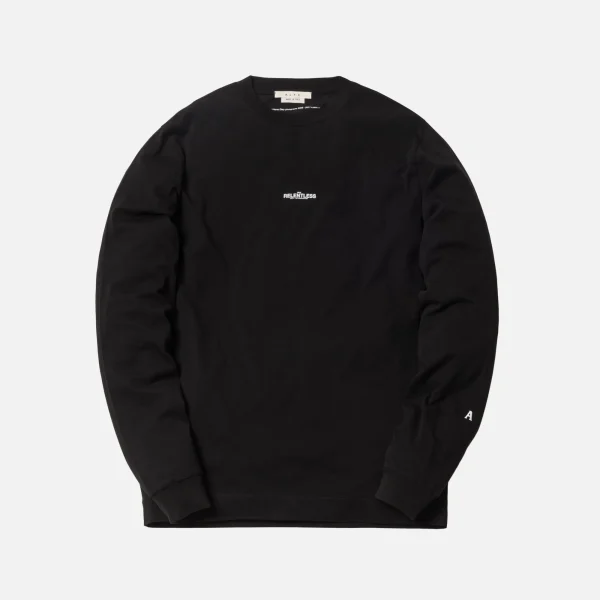 1017 alyx 9sm long sleeve thorn flag tee black - KITH-SHOP