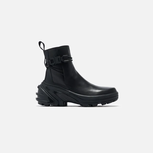 1017 alyx 9sm low buckle ankle boot with fixed sole black - KITH-SHOP