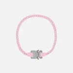 1017 alyx 9sm pink chainlink buckle necklace l - KITH-SHOP