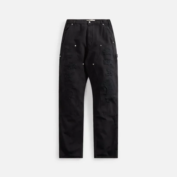 1017 alyx 9sm washed black destroyed carpenter pants - KITH-SHOP