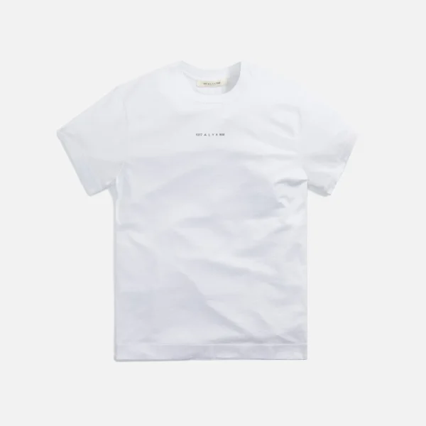 1017 alyx 9sm white melt circle logo t shirt - KITH-SHOP