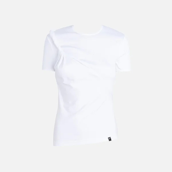 1017 alyx 9sm white twisted design t shirt - KITH-SHOP