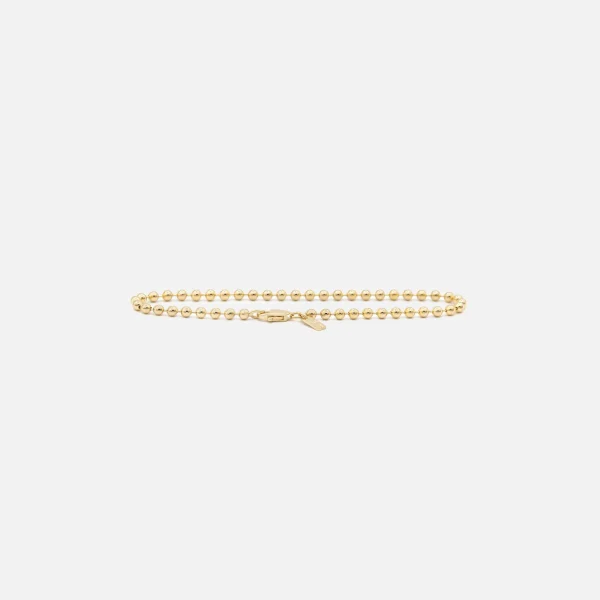 14k yellow gold bernard james anthony large bead bracelet - KITH-SHOP