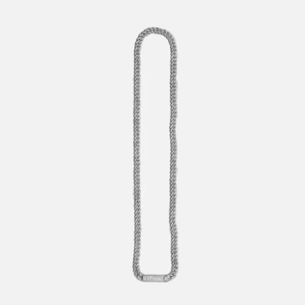 22 inch white gold baby cuban link chain by greg yuna - KITH-SHOP