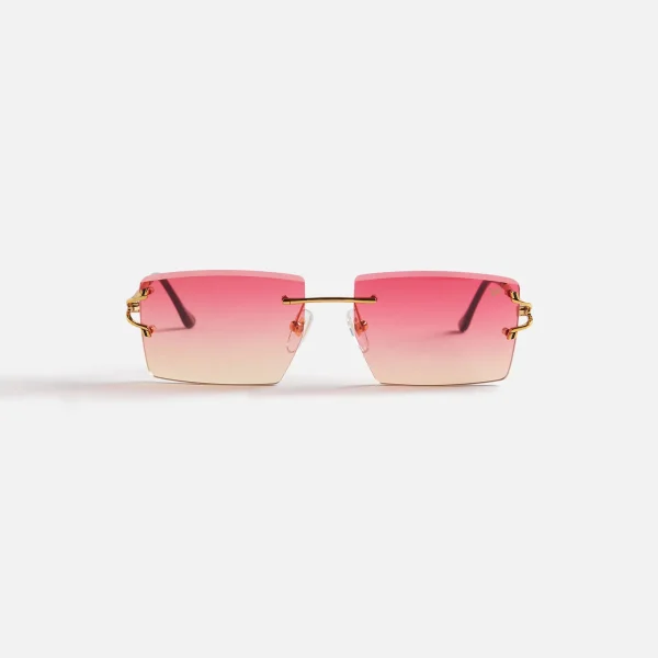 24k yellow gold vintage frames icon with lychee gradient design - KITH-SHOP