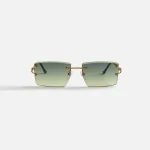 24k yellow gold vintage icon frames green yellow gradient - KITH-SHOP