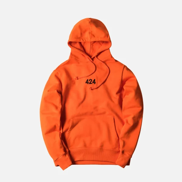 424 alias orange hoodie - KITH-SHOP