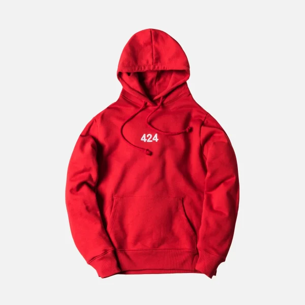 424 alias red hoodie - KITH-SHOP