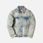 424 indigo painter denim trucker jacket light wash - KITH-SHOP