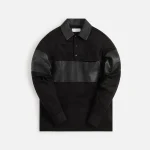 4s designs black rugby shirt - KITH-SHOP