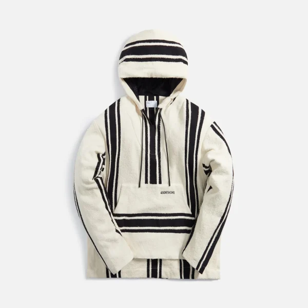 4s designs jerga hoodie with beige and black stripe pattern - KITH-SHOP