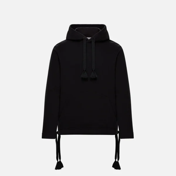 5 moncler craig green hooded maglia sweatshirt black - KITH-SHOP