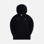 6 moncler x 1017 alyx 9sm black double logo jersey hoodie - KITH-SHOP