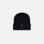 6 moncler x 1017 alyx 9sm black wool logo beanie - KITH-SHOP