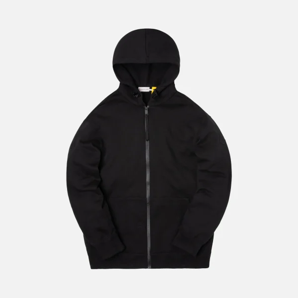 6 moncler x 1017 alyx 9sm black zip up hoodie with hood - KITH-SHOP