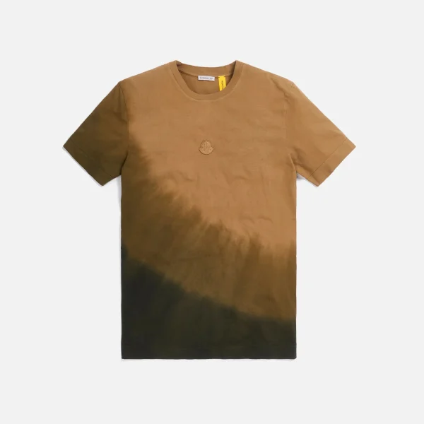 6 moncler x 1017 alyx 9sm tie dye maglia t shirt camel black - KITH-SHOP