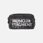 7 moncler fragment black shoulder pouch - KITH-SHOP