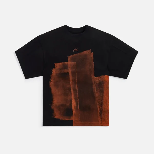 a cold wall black collage graphic tee - KITH-SHOP