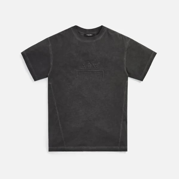 a cold wall black dissolve dye t shirt - KITH-SHOP