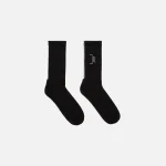 a cold wall black logo socks premium men s socks - KITH-SHOP