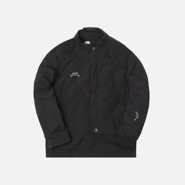 a cold wall black padded paneled crewneck sweatshirt - KITH-SHOP