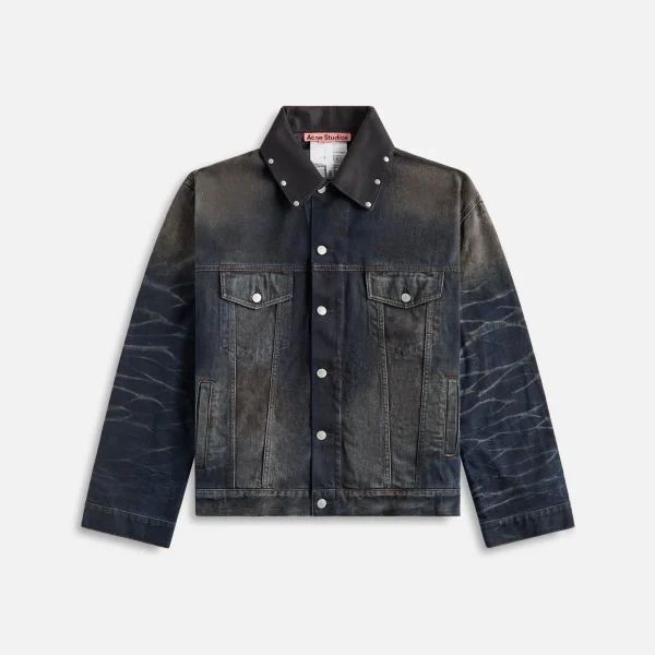 acne studios black robert u darkside leather jacket - KITH-SHOP