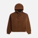 acne studios fester h u vintage chocolate brown hoodie - KITH-SHOP