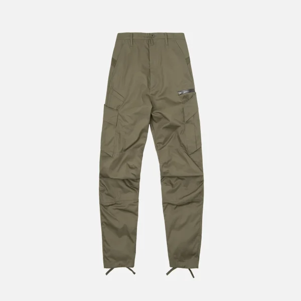 acronym olive green hd cotton cargo pants - KITH-SHOP