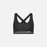 adam selman black cross back bra - KITH-SHOP