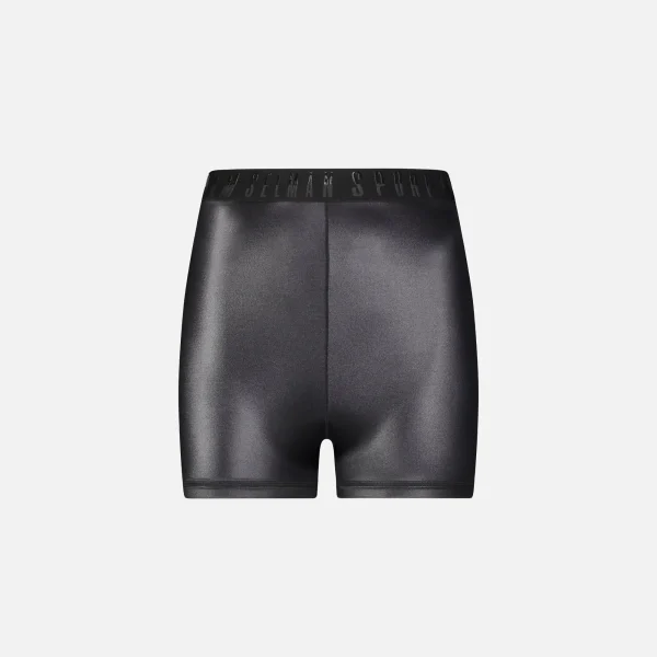 adam selman black liquid band biker shorts - KITH-SHOP