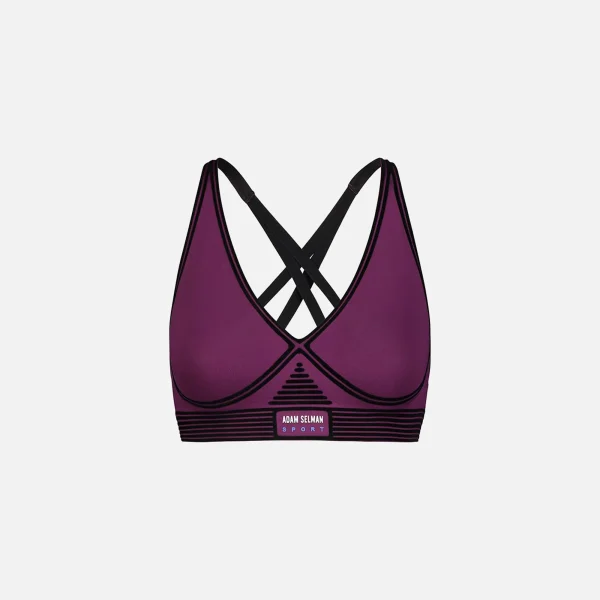 adam selman bonded v neck active bra juice - KITH-SHOP