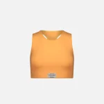 adam selman racer crop top in mango - KITH-SHOP