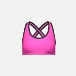 adam selman ultra pink cross back bra - KITH-SHOP