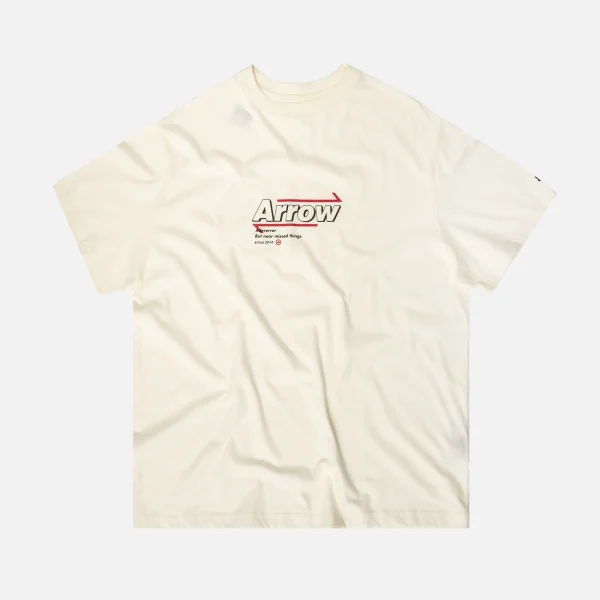 ader error white arrow logo graphic tee - KITH-SHOP