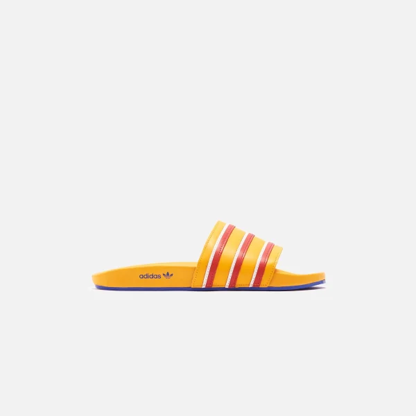 adidas adilette x eric emanuel mcdonald s all american bold gold and red slides footwear white - KITH-SHOP