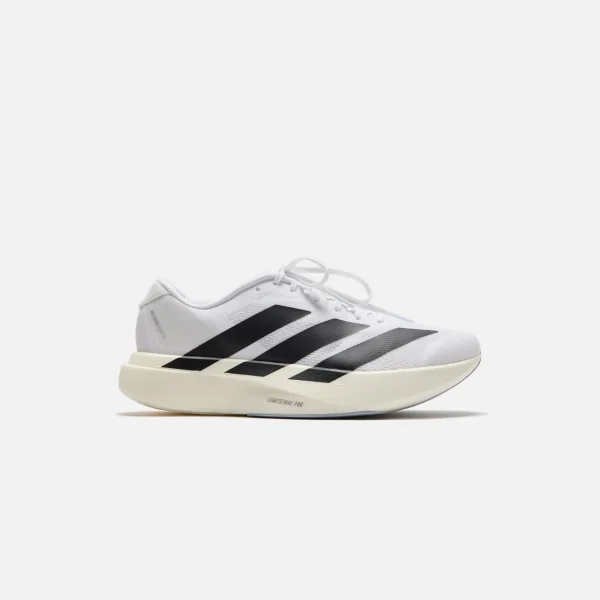 adidas adizero evo sl running shoes cloud white core black - KITH-SHOP